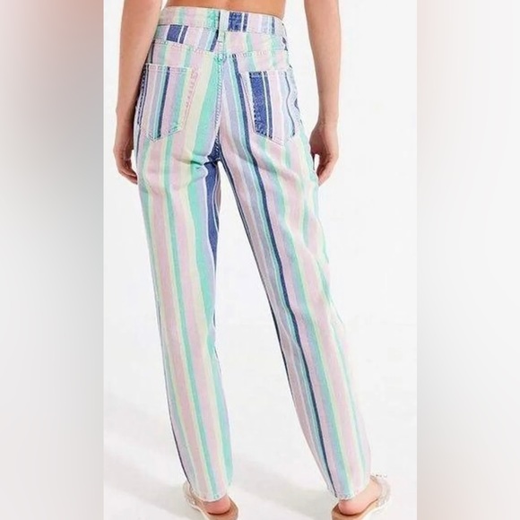 BDG Pastel Vertical Stripe Pant Size 27 - Picture 3 of 9